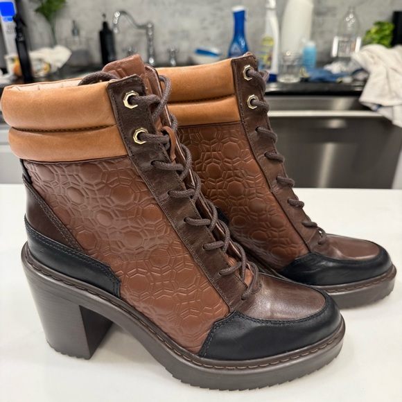 Louise et Cie Leather Boots “ VAMBA” Lace Up Womens 8.5 NEW - Picture 11 of 15